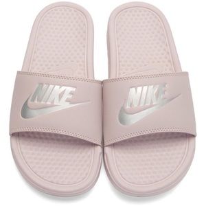 Nike light purple slides